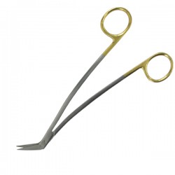 SCISSORS T/C LOCKLIN 16.5CM CVD